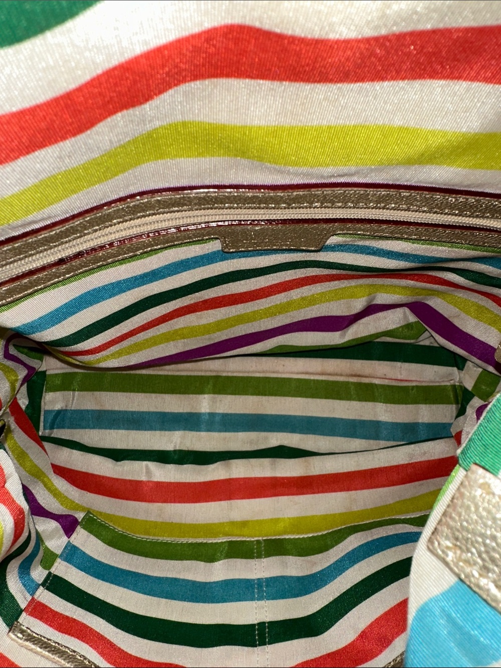 Kate spade Gold Metallic Leather Shoulder bag! - Picture 8 of 8